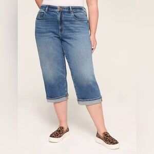 Lane Bryant Boyfriend Capri Jean, 18, VEUC